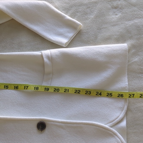 J. Crew Sweater Blazer Cream Ponte Knit Classic Stretch XS Professional - Picture 9 of 16
